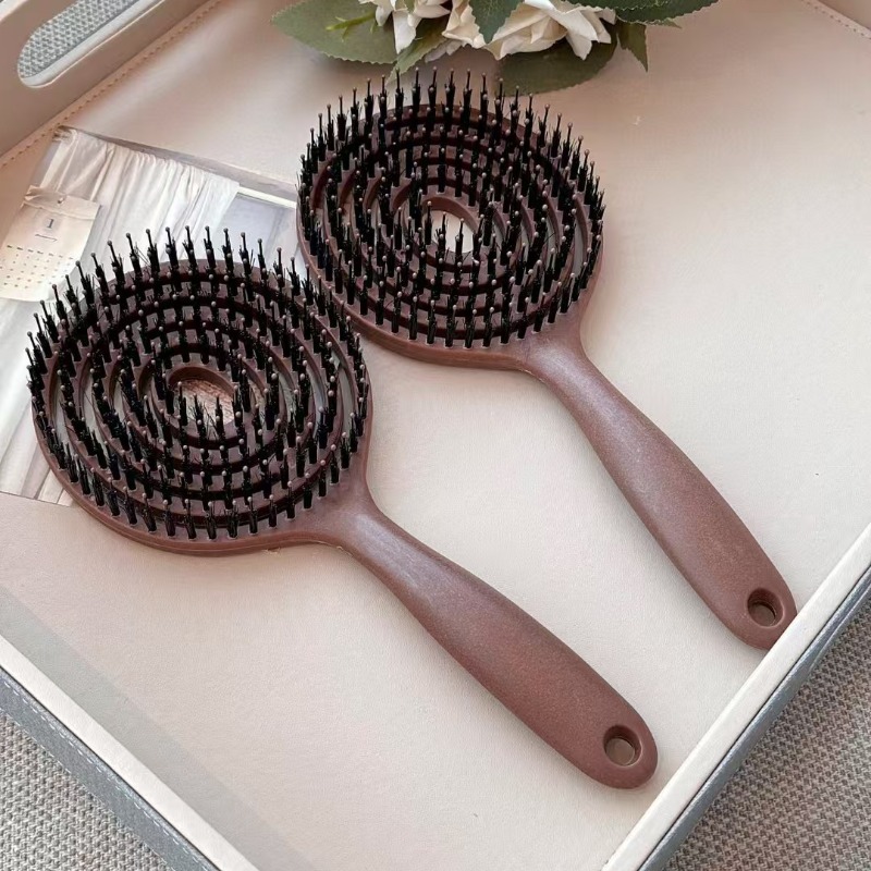 Hair Care Or Haircare - 1 round wild boar bristle detangling