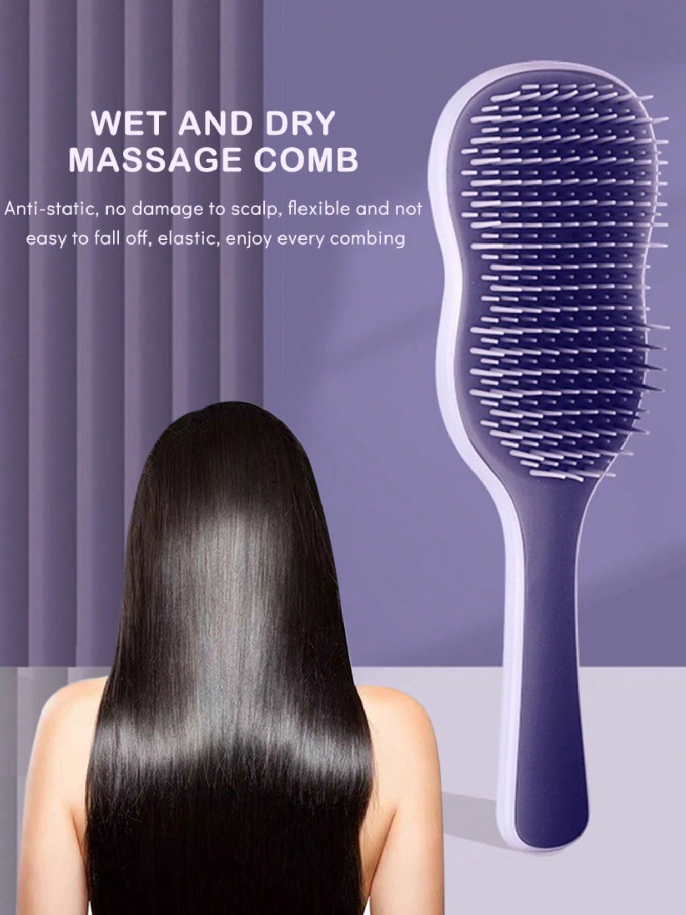 Hair Care Or Haircare - 1pc Natural Smooth Hair Brush, Scalp