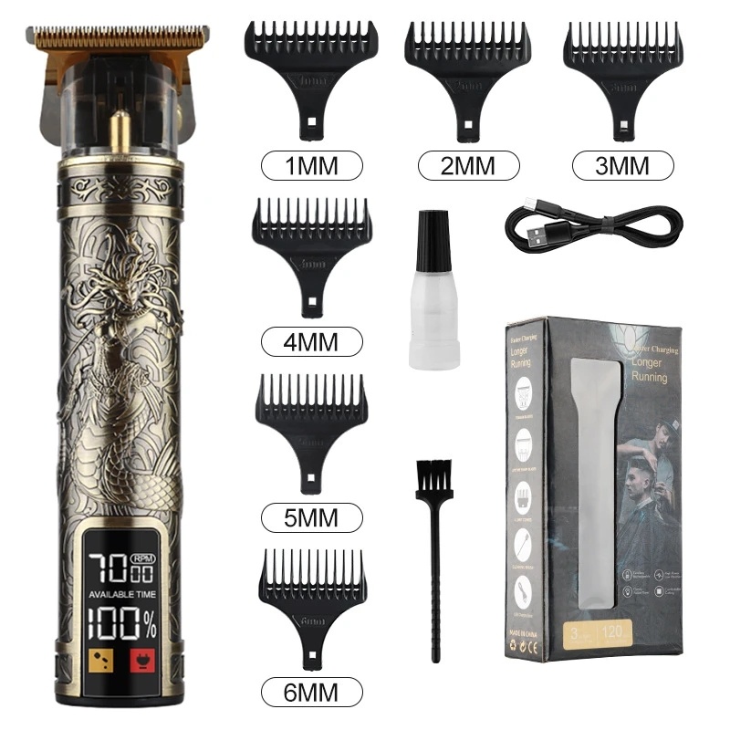 Hair Care Or Haircare - T9 LCD Electric Hairdresser Oil Shaving