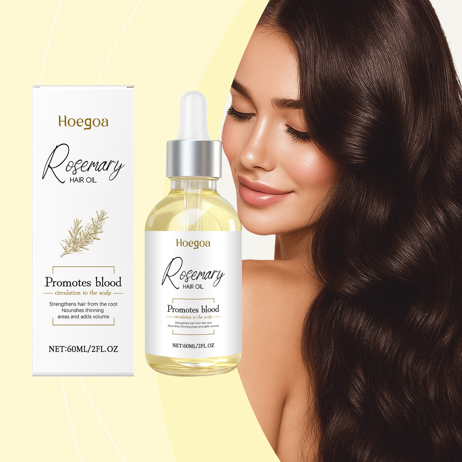 Hair Care Growth - Plant Extract Rosemary Hair Care Essential
