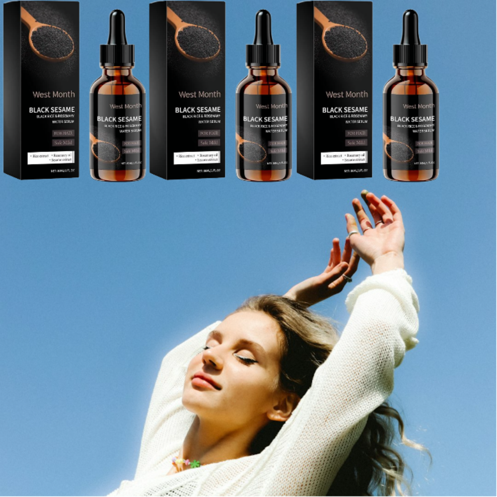 Split End Repair Serum - 1/3PCS Black Sesame Hair Strengthening Oil