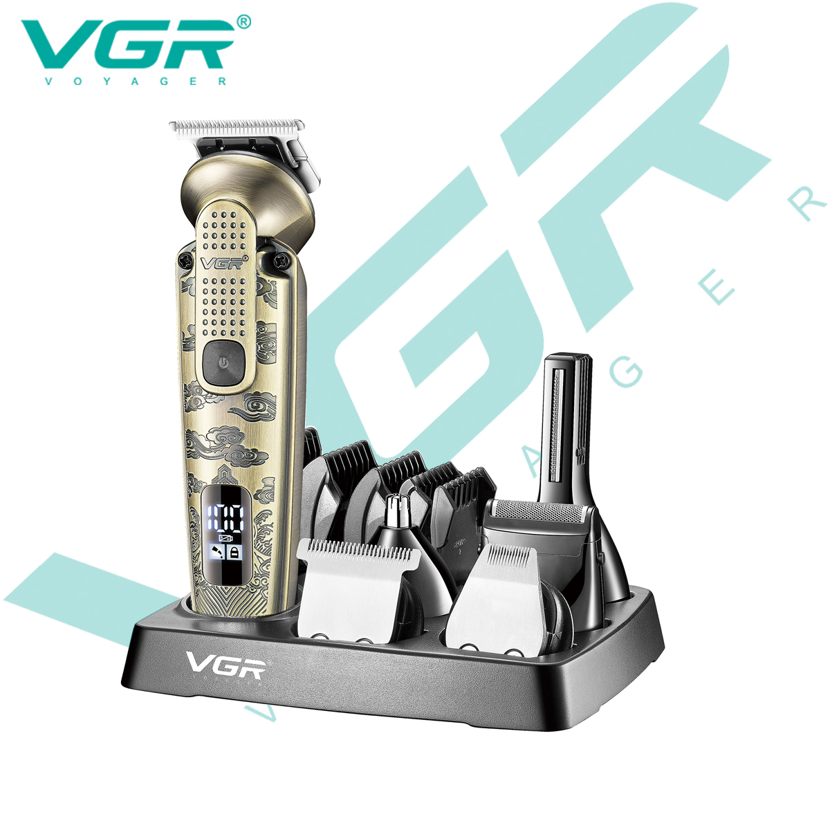 Hair Care Or Haircare - VGR V-095 6-in-1 Metal Retro Multi