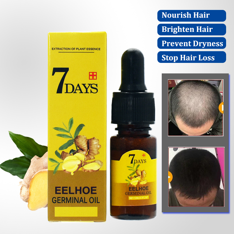 Caffeine Hair Serum - Ginger Hair Growth Essential Oils Serum