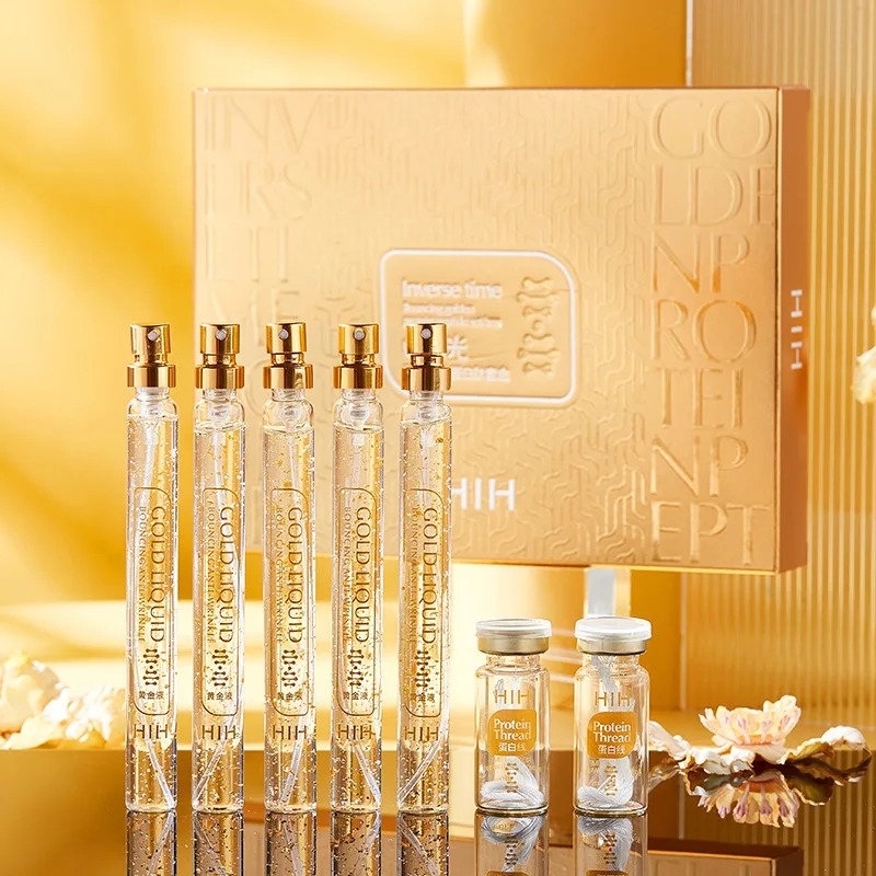 Silk Press Serum - 24K Gold Face Instant Lift Collagen