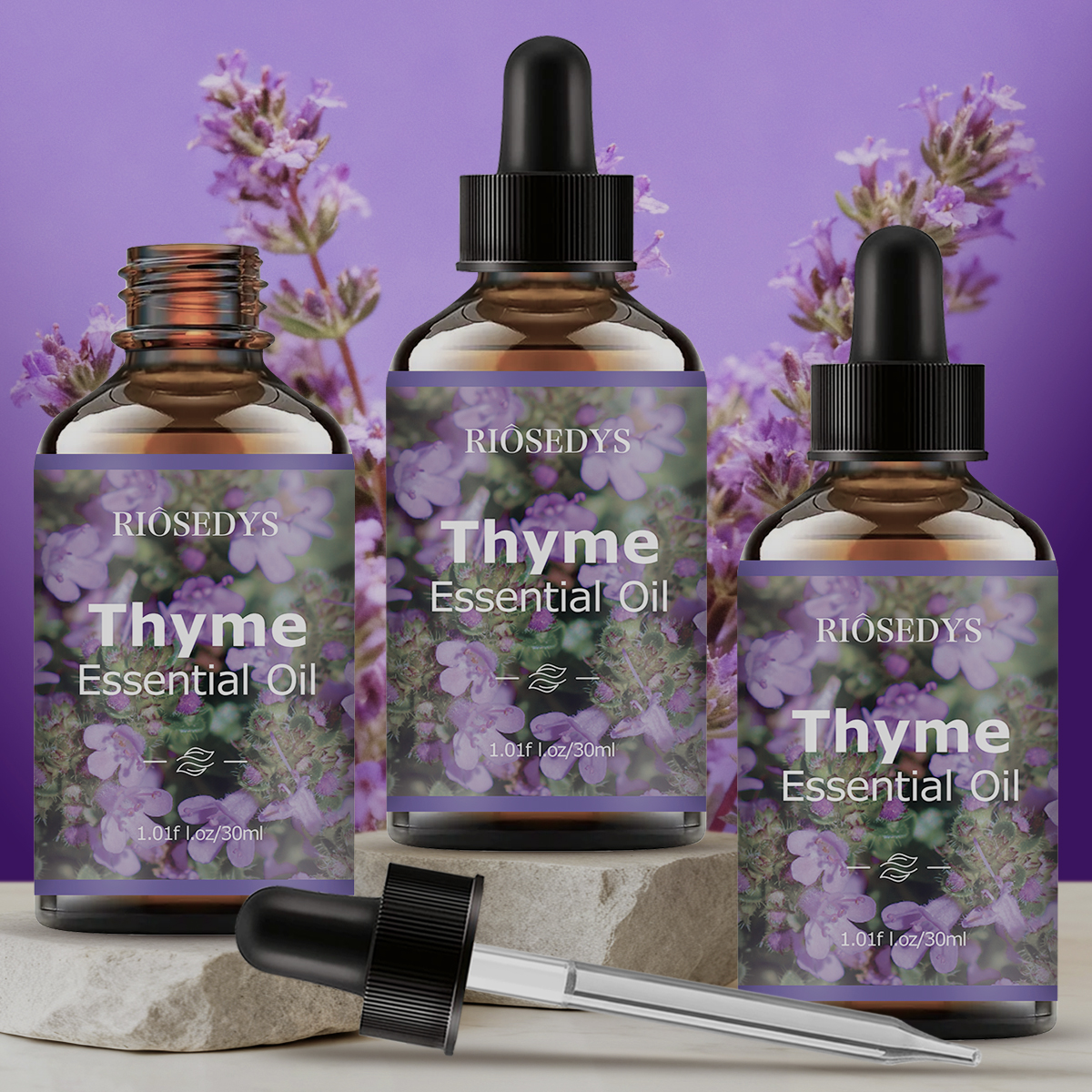 Hair Care Fragrance Essential Oil - Thyme essential oil, with its floral