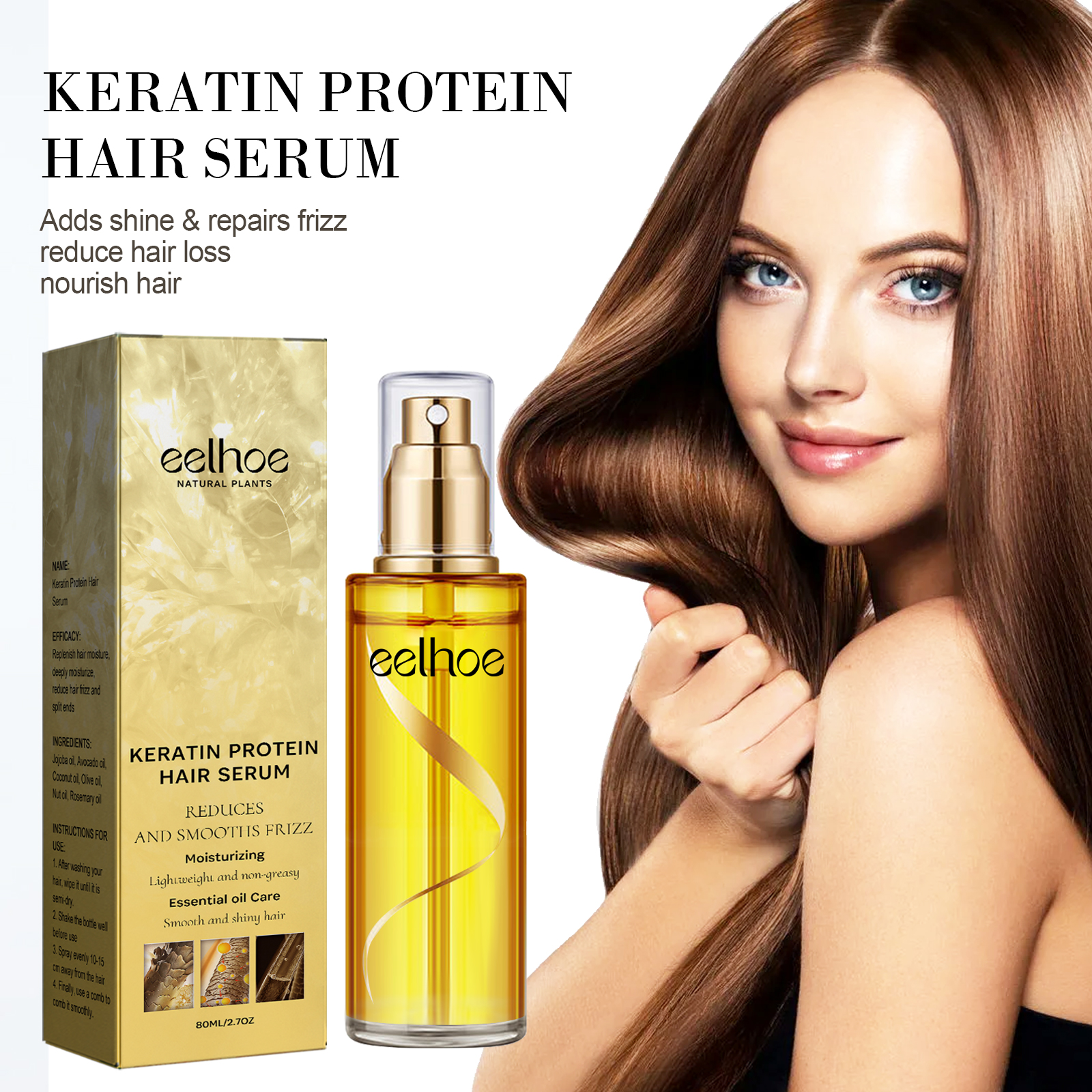 Keratin Hair Growth Care Essen - Split End Repair Serum avaliação e preço