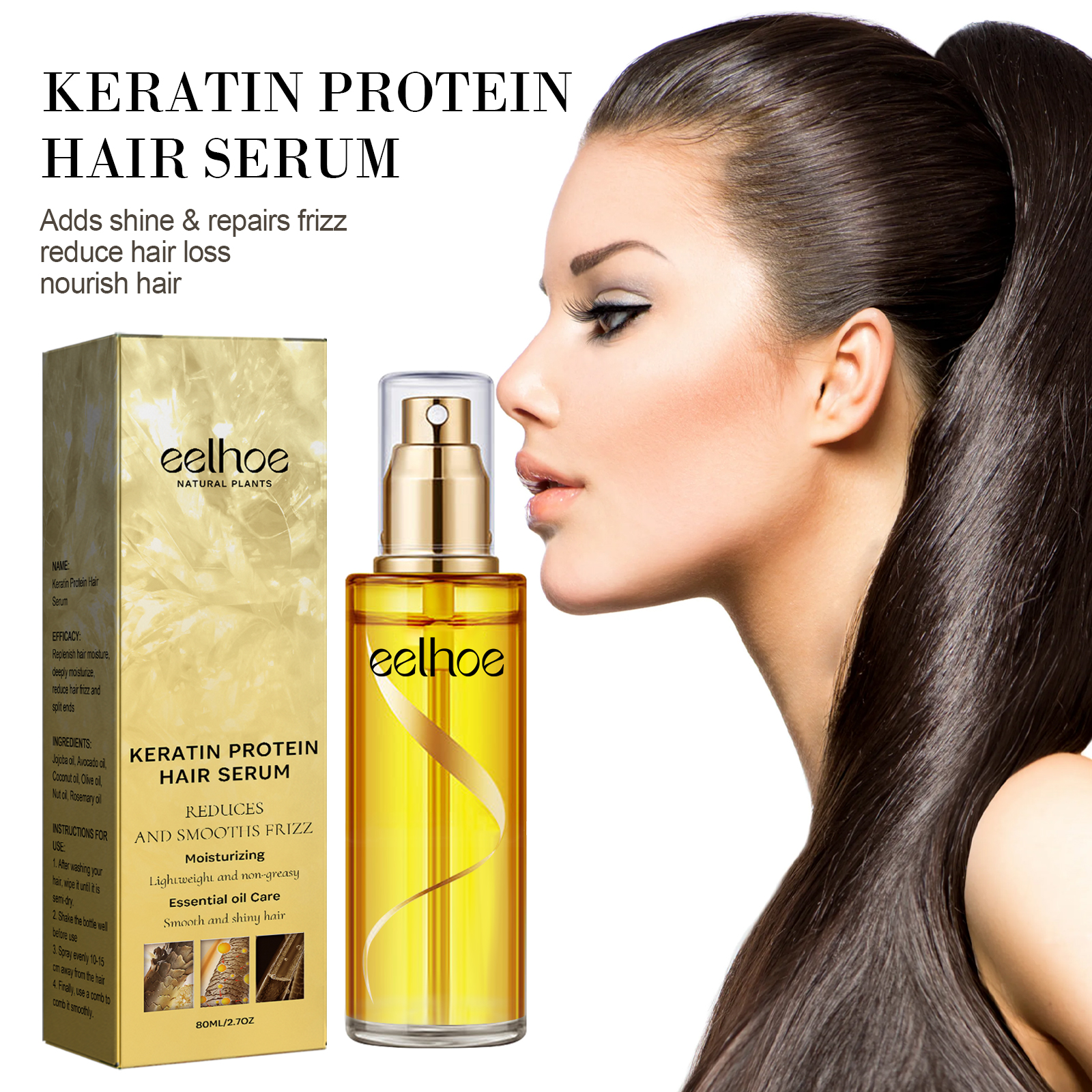 Keratin Hair Growth Care Essen - Split End Repair Serum avaliação e preço
