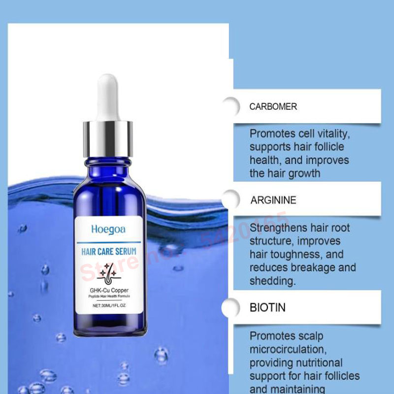30ml GHK-Cu Peptide Serum Anti - Hair Care Ginseng avaliação e preço
