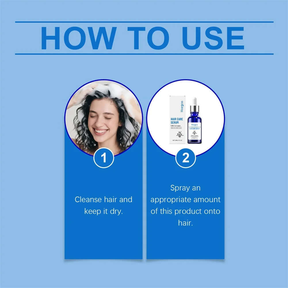 30ml GHK-Cu Peptide Serum Anti - Hair Care Ginseng avaliação e preço