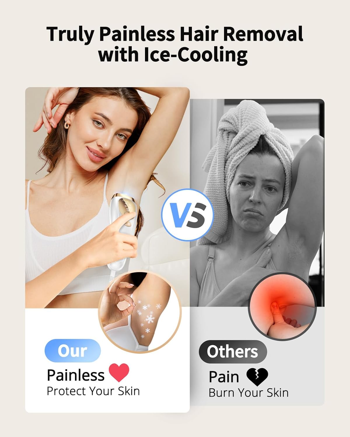 Laser Hair Removal with Ice Co - Hair Care Or Haircare avaliação e preço