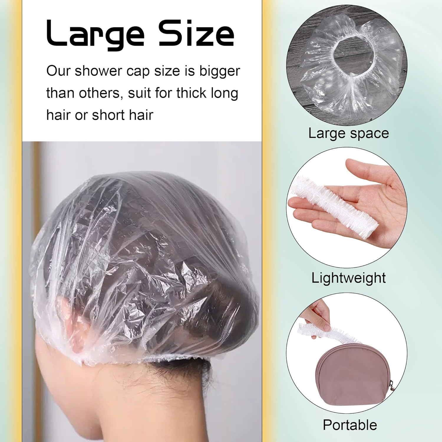 Disposable Waterproof Shower C - Hair Care Basic avaliação e preço