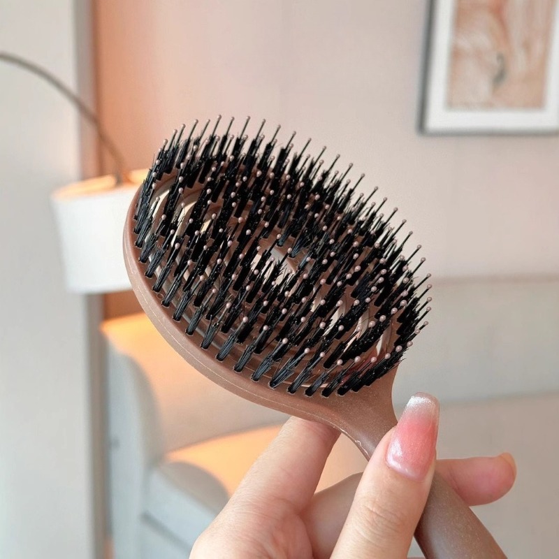 1 round wild boar bristle deta - Hair Care Or Haircare avaliação e preço