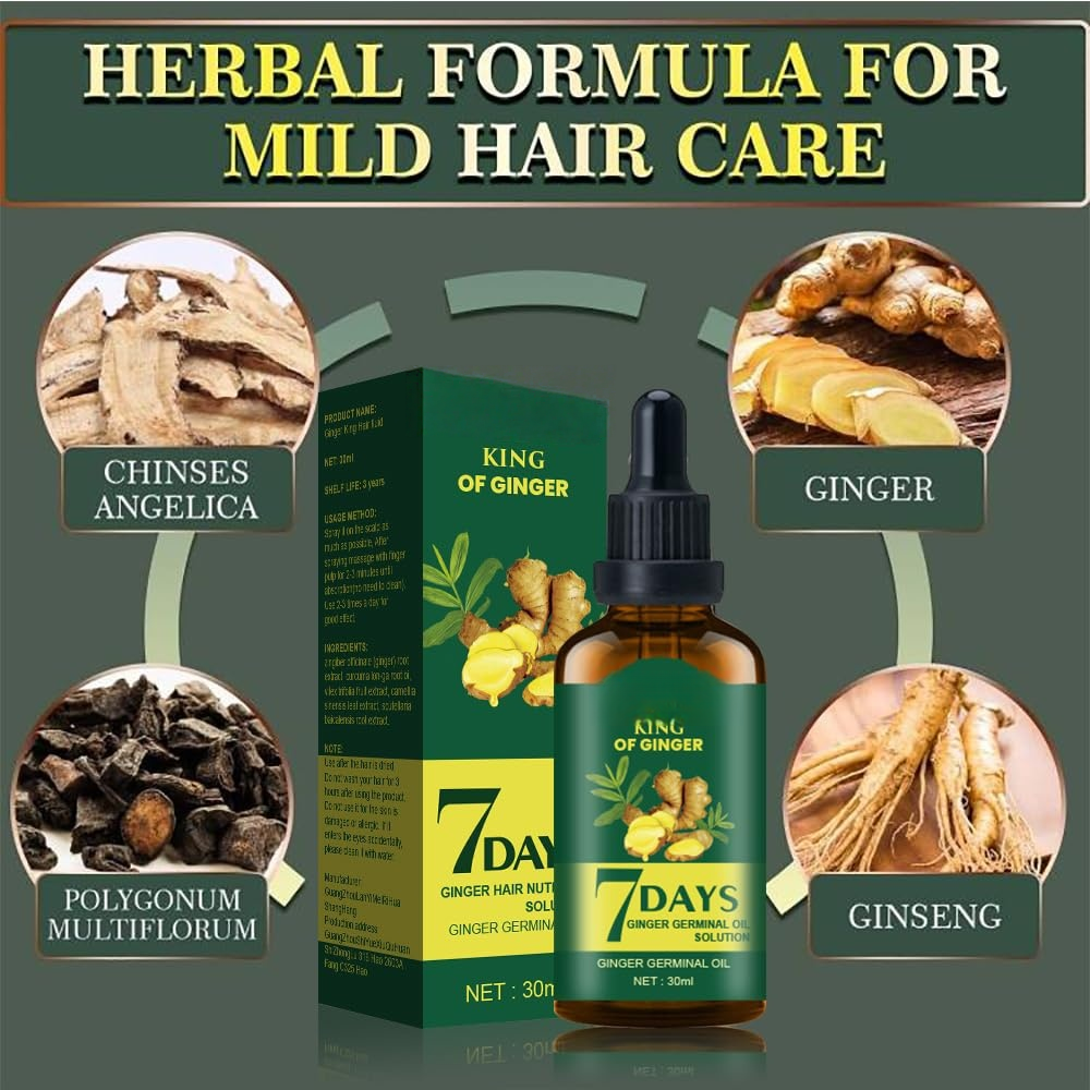 Hair Growth Oil Ginger Biotin  - Hair Care Fragrance Essential Oil avaliação e preço