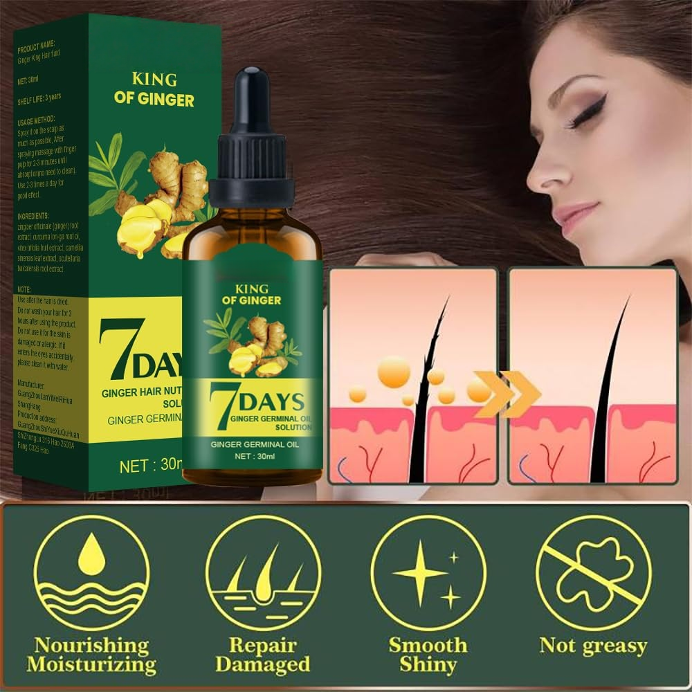 Hair Growth Oil Ginger Biotin  - Hair Care Fragrance Essential Oil avaliação e preço