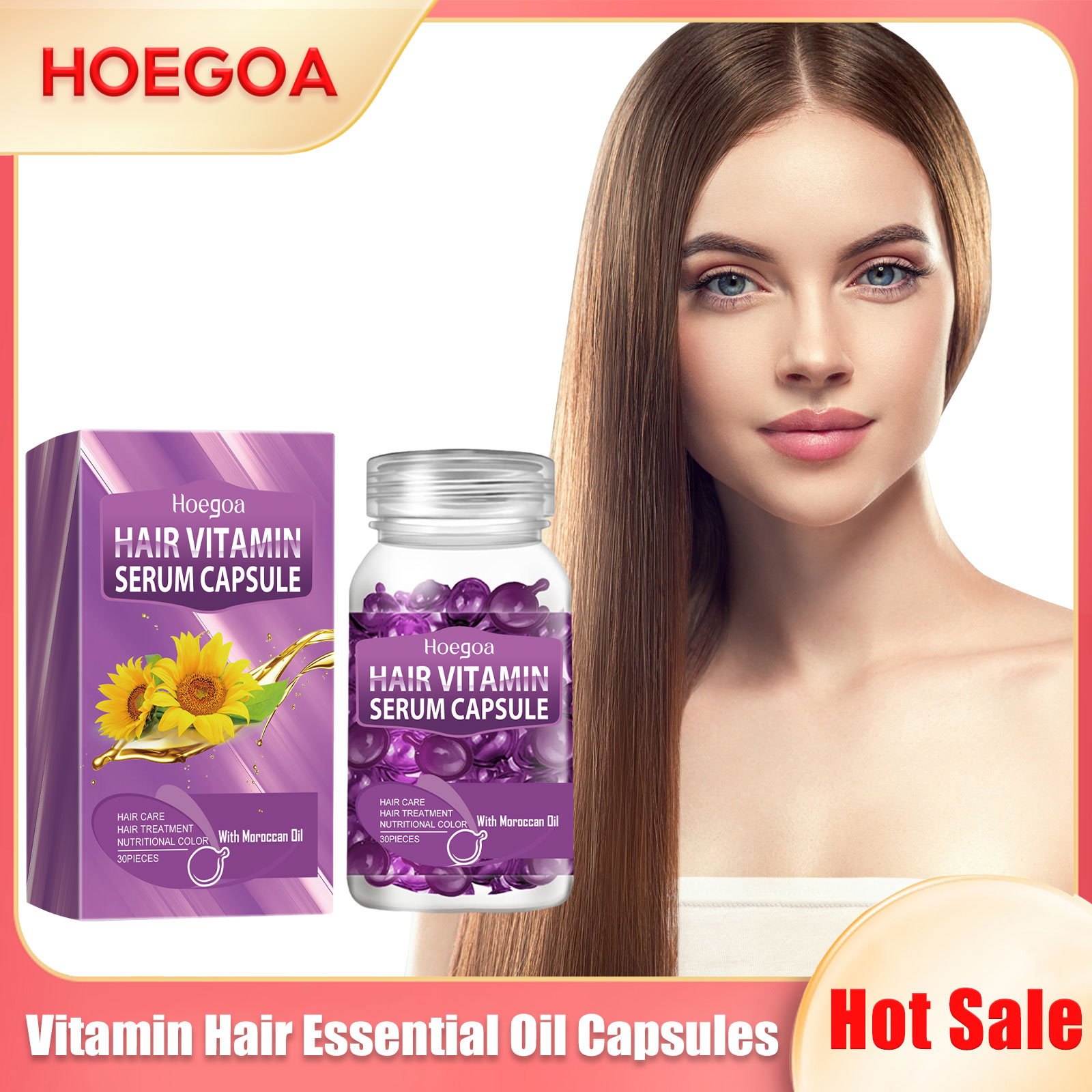 Vitamin Hair Essential Oil Cap - Hair Growth Serum Oil avaliação e preço
