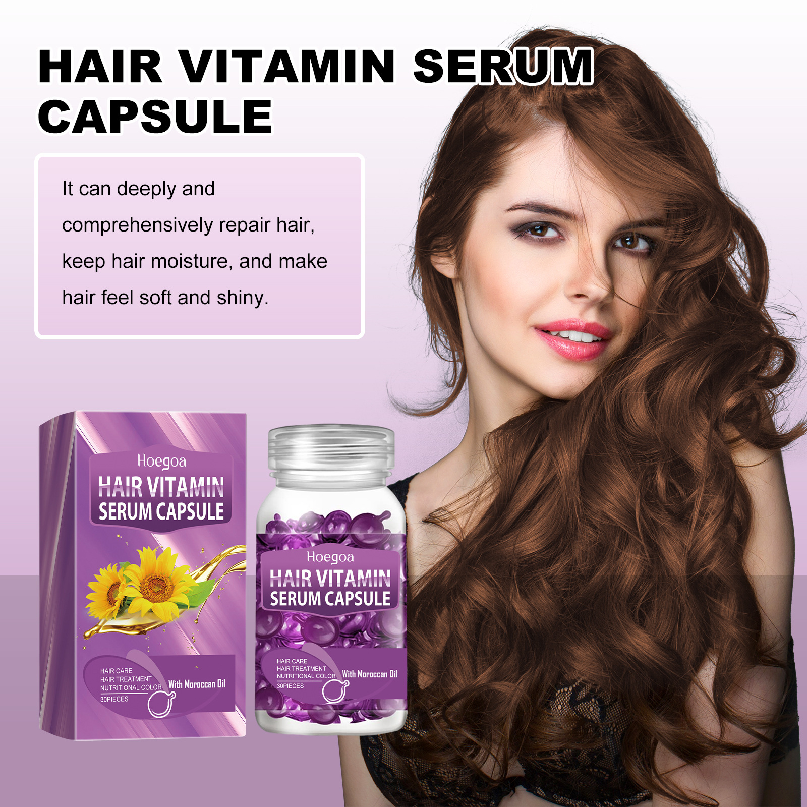 Vitamin Hair Essential Oil Cap - Hair Growth Serum Oil avaliação e preço