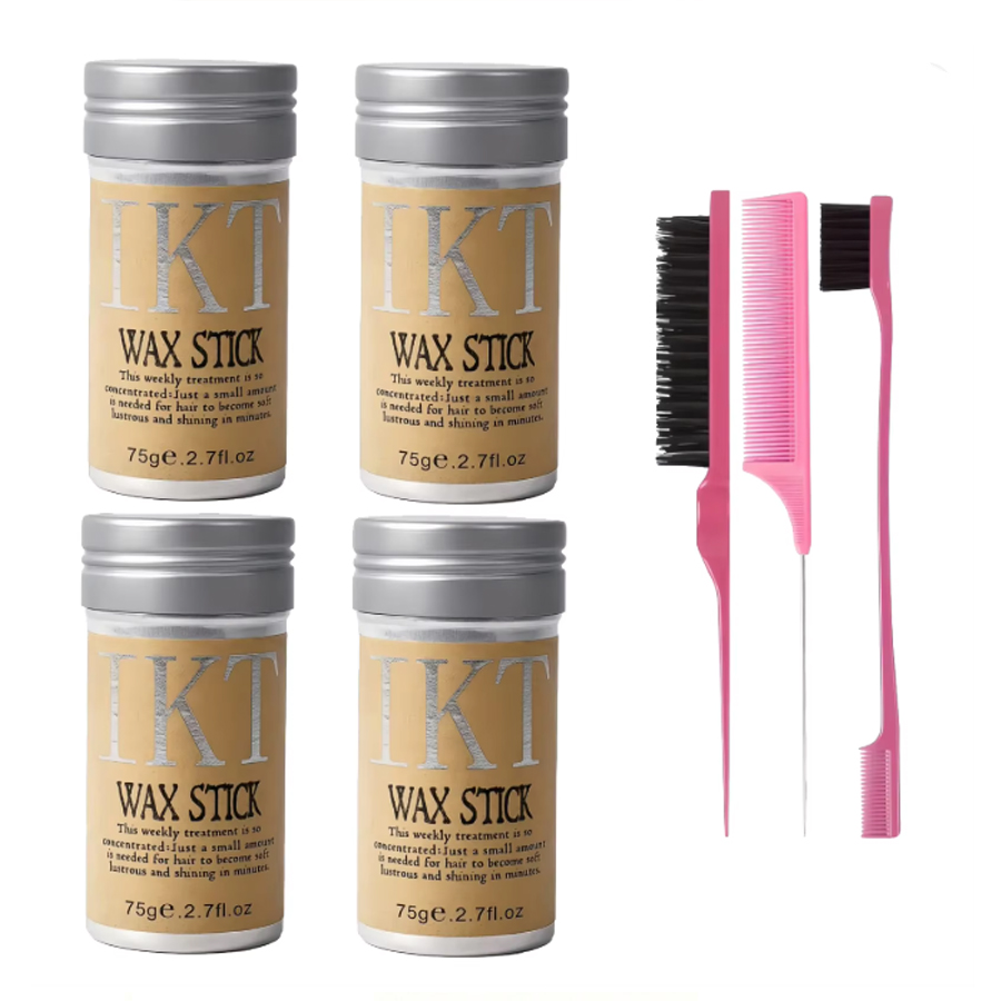 2/5Pcs Hair Wax Stick For Kids - Hair Care Women avaliação e preço