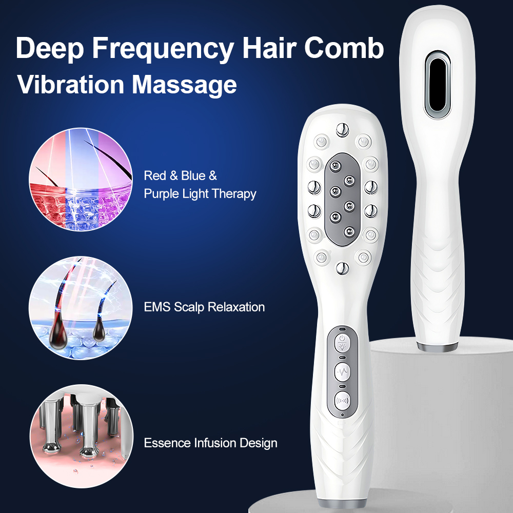 3 Gears EMS Vibration LED Ligh - Hair Care Growth avaliação e preço