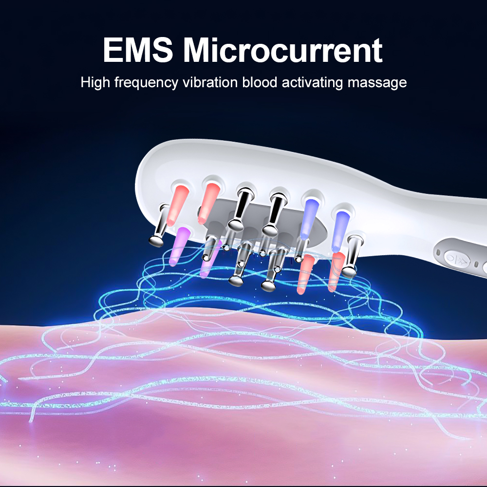 3 Gears EMS Vibration LED Ligh - Hair Care Growth avaliação e preço