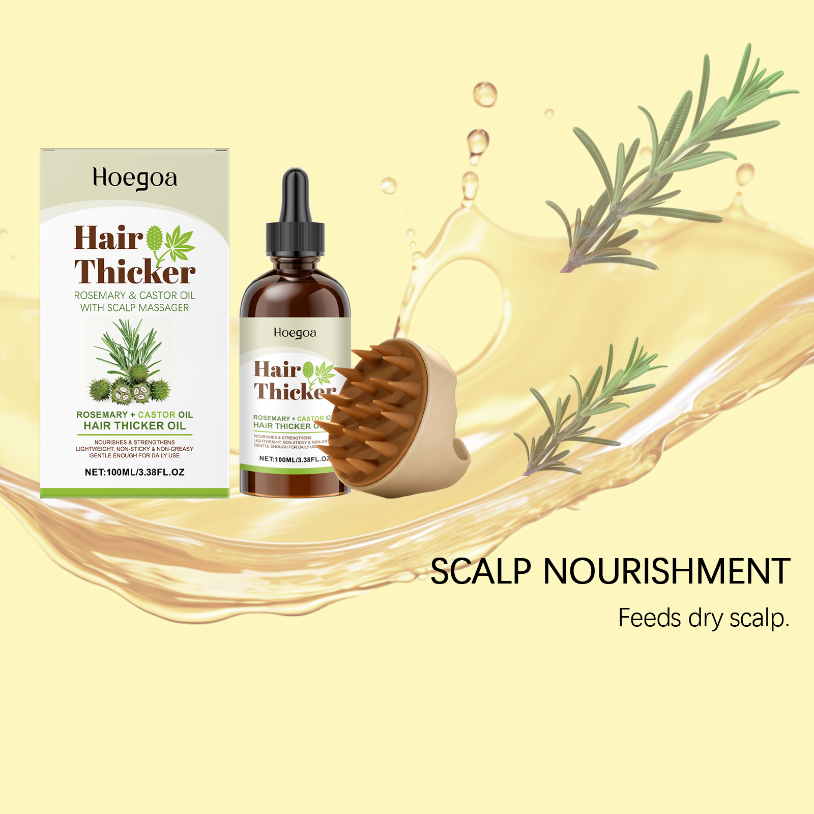 Rosemary Castor Oil Hair Care  - Split End Repair Serum avaliação e preço