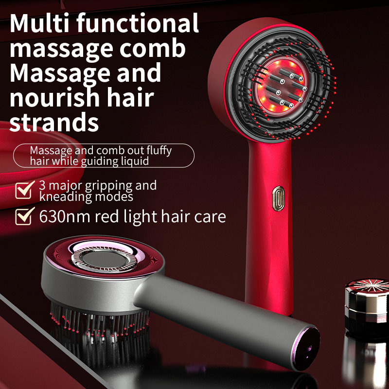 Electric Massage Comb Vibratio - Hair Care Essential Oil avaliação e preço