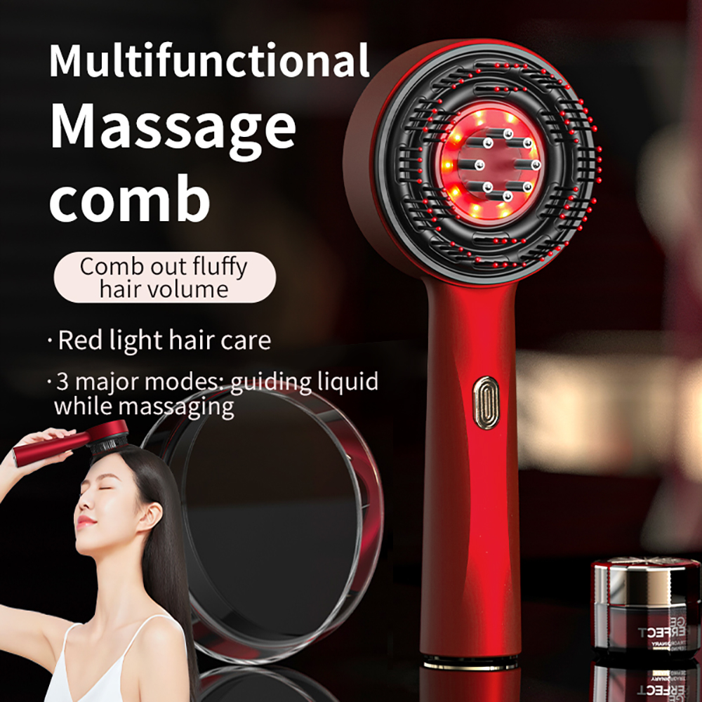 Electric Massage Comb Vibratio - Hair Care Essential Oil avaliação e preço