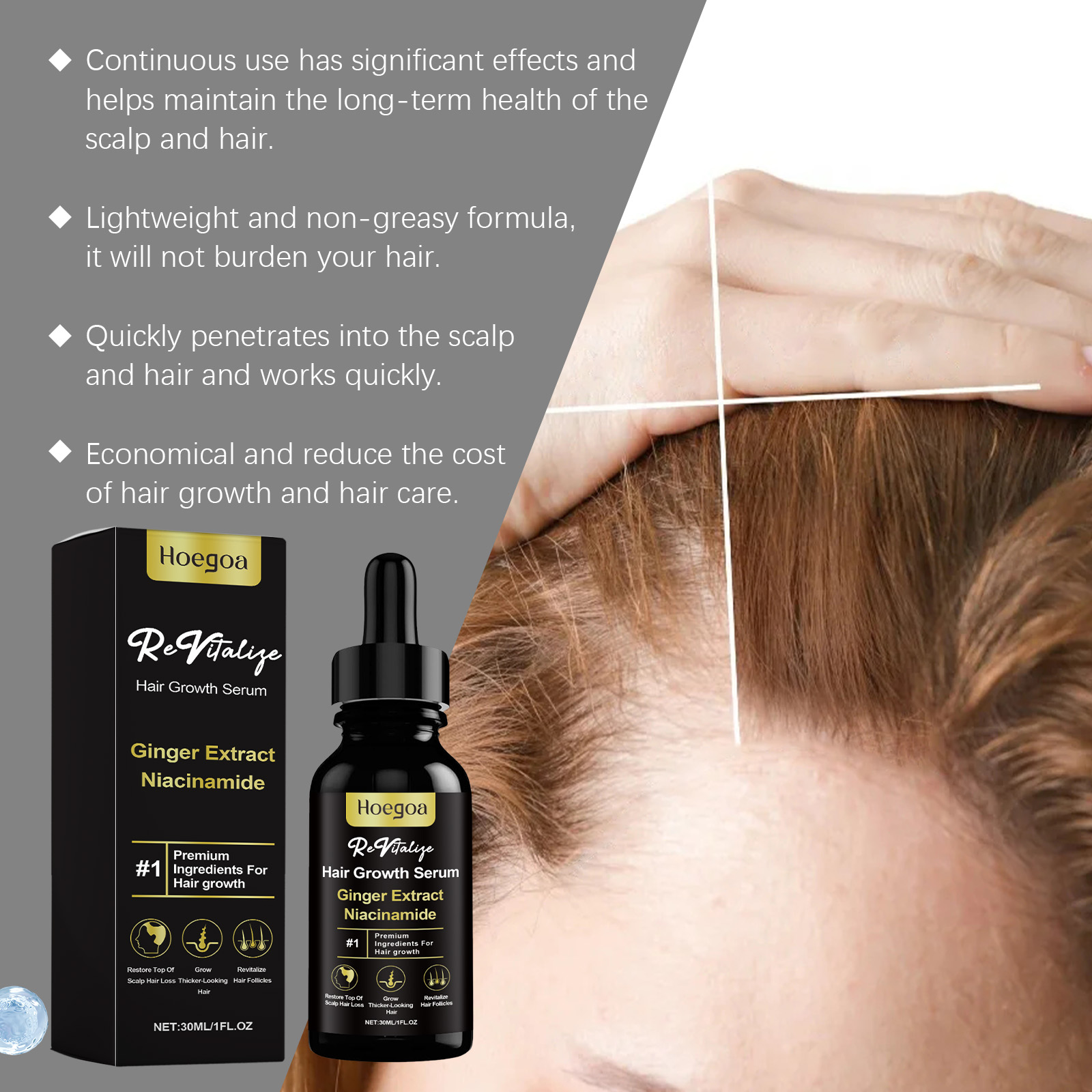 30ml Hair Care Essential Oil T - Hair Growth Serum Oil avaliação e preço