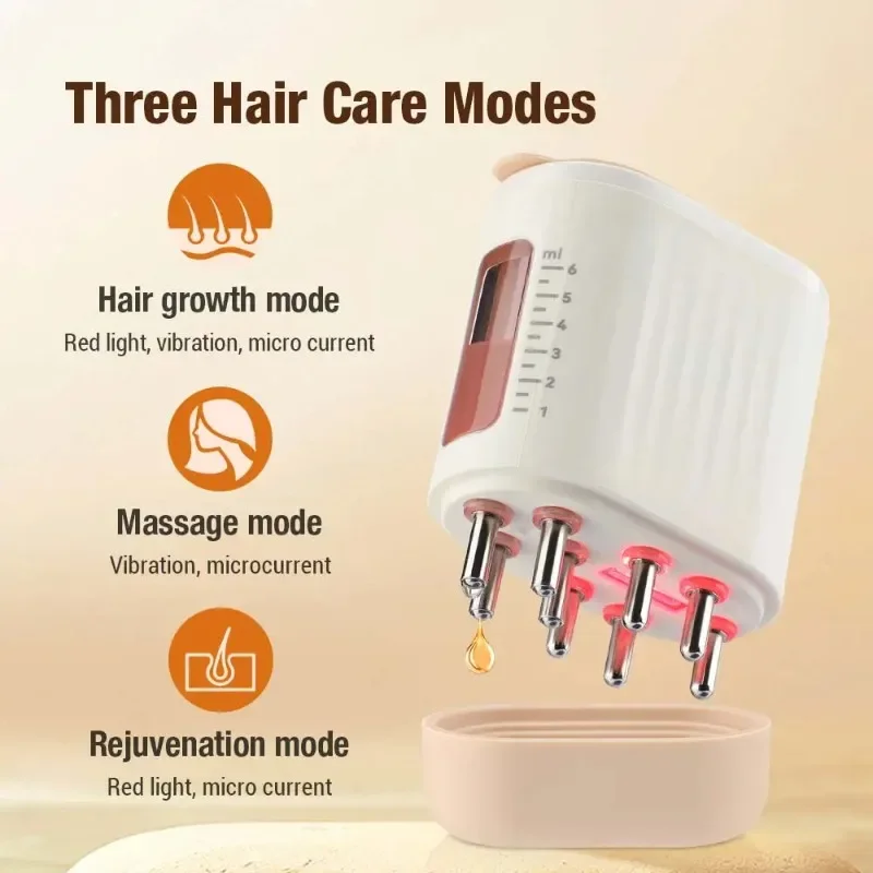 Microcurrent Head Scalp Massag - Hair Care Essential Oil avaliação e preço