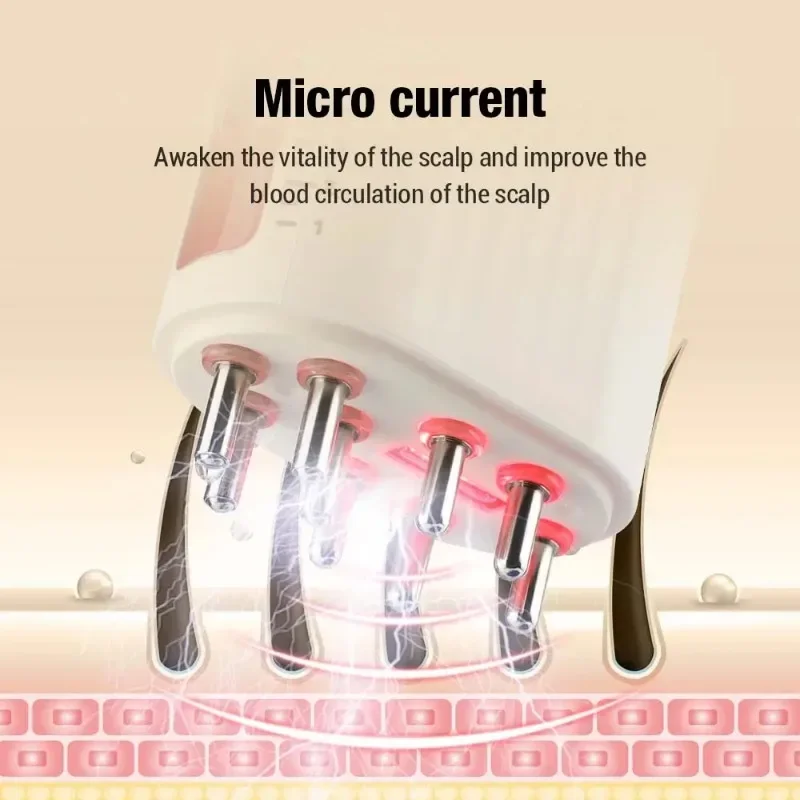 Microcurrent Head Scalp Massag - Hair Care Essential Oil avaliação e preço