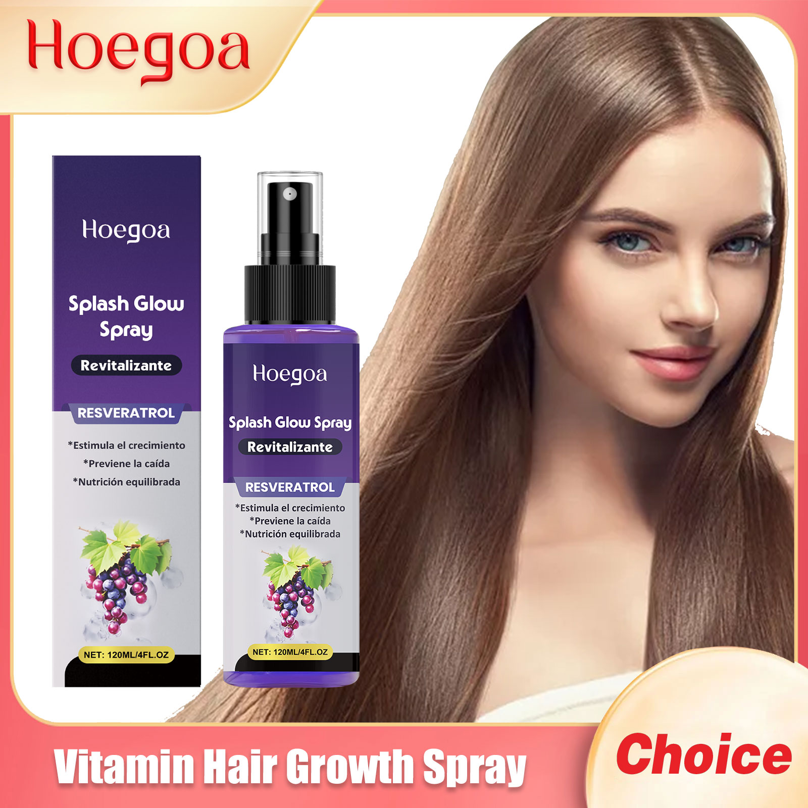Hoegoa Vitamin Hair Growth Ser - Hair Growth Serum Oil avaliação e preço