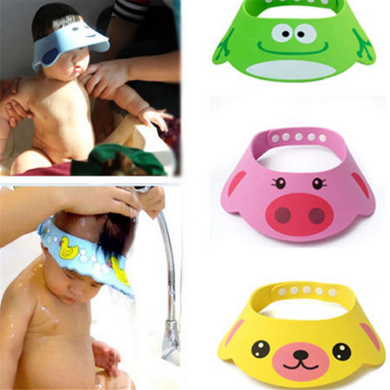 Adjustable Baby Shower Hat Tod - Hair Care Baby avaliação e preço