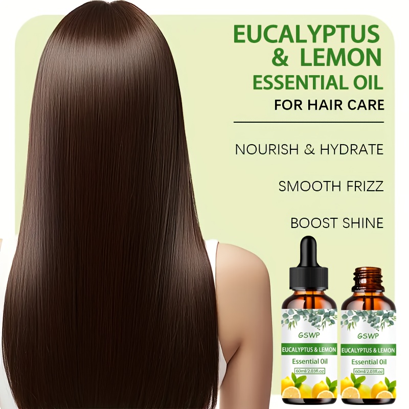 GSWP 60ml Eucalyptus Lemon Ess - Hair Care Fragrance Essential Oil avaliação e preço