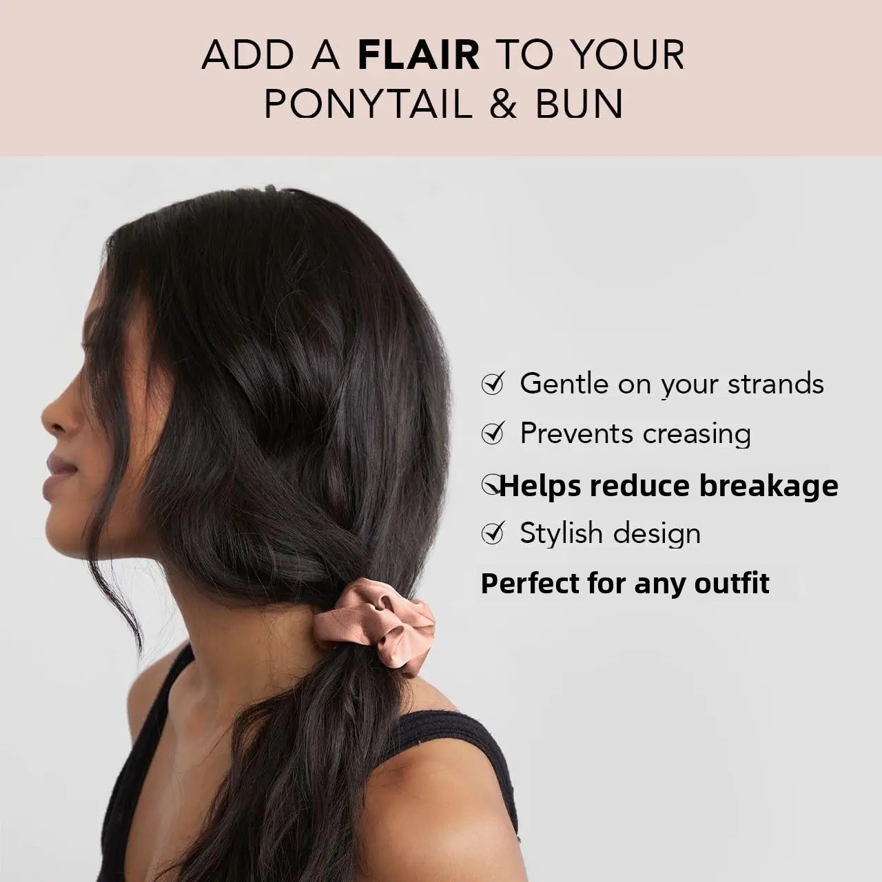Satin Silk Hair Scrunchies Ela - Hair Care Women avaliação e preço