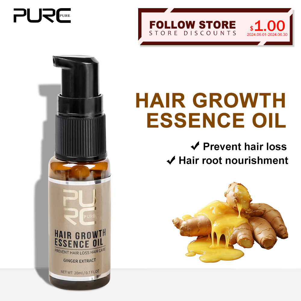 PURC Hair Growth Oil Ginger &  - Hair Care Ginseng avaliação e preço
