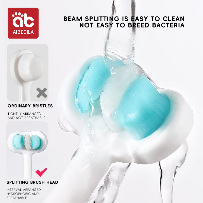 3D Stereo Three-Sided Toothbru - Hair Care Baby avaliação e preço