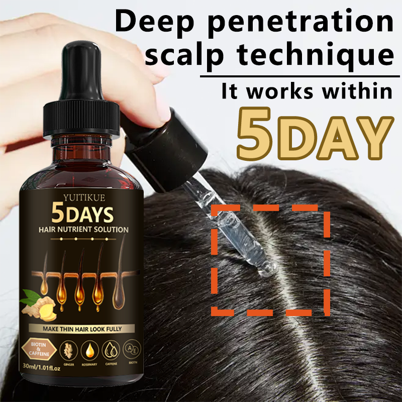 YUITIKUE 5 Days Hair Growth Se - Caffeine Hair Serum avaliação e preço