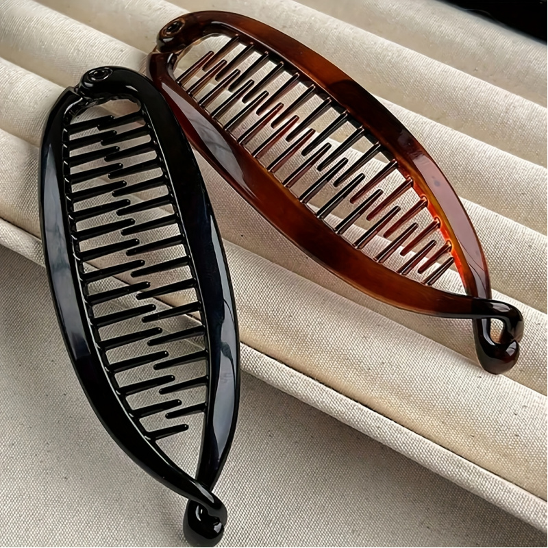 2PCS Elegant Fish Comb Hair Cl - Hair Care Women avaliação e preço