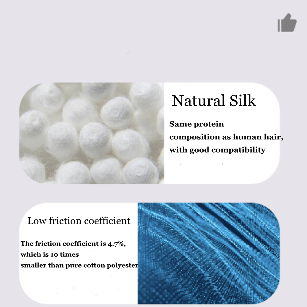 3PCS 100% Pure Mulberry Silk H - Hair Care Women avaliação e preço