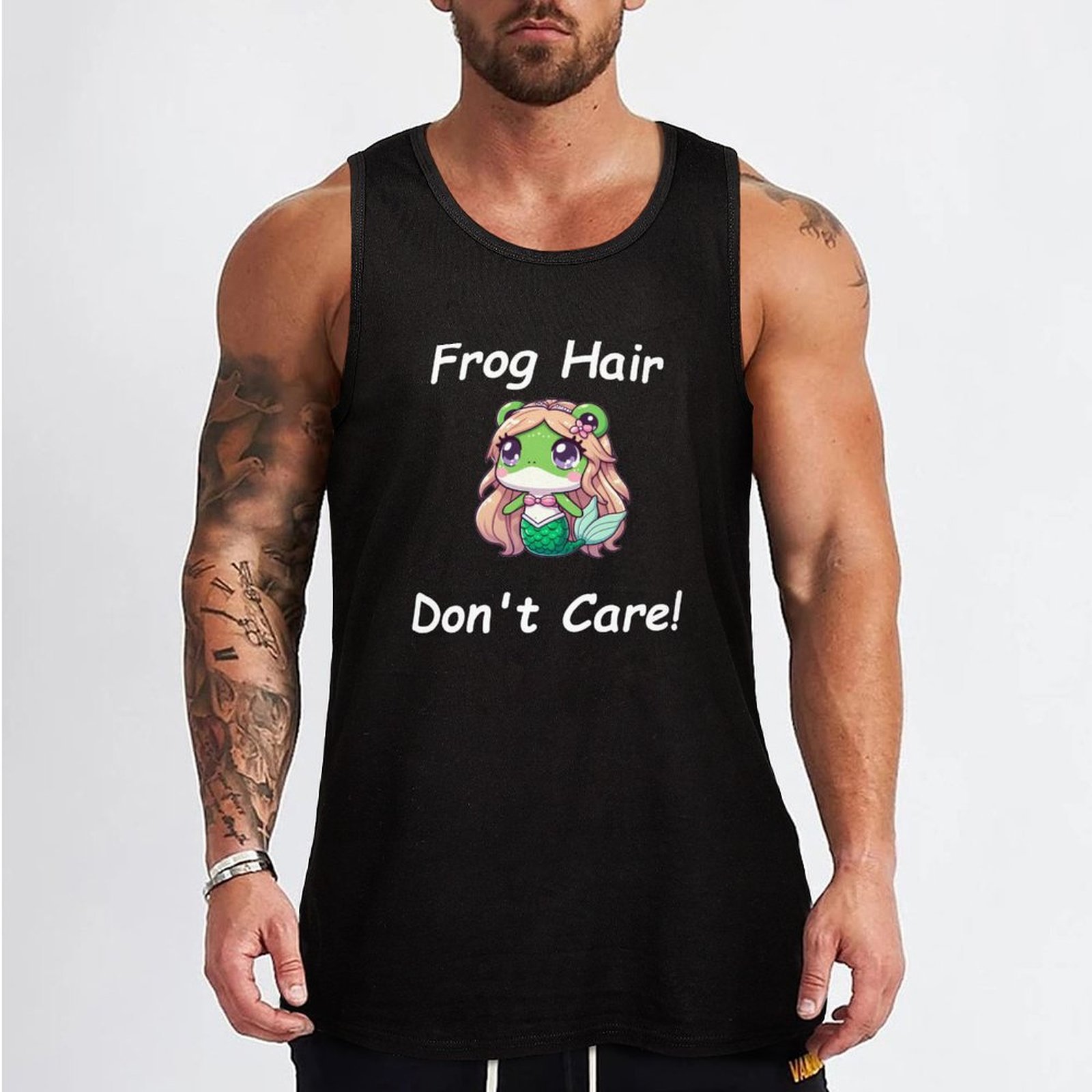 Frog hair don't care! Tank Top - Hair Care Basic avaliação e preço