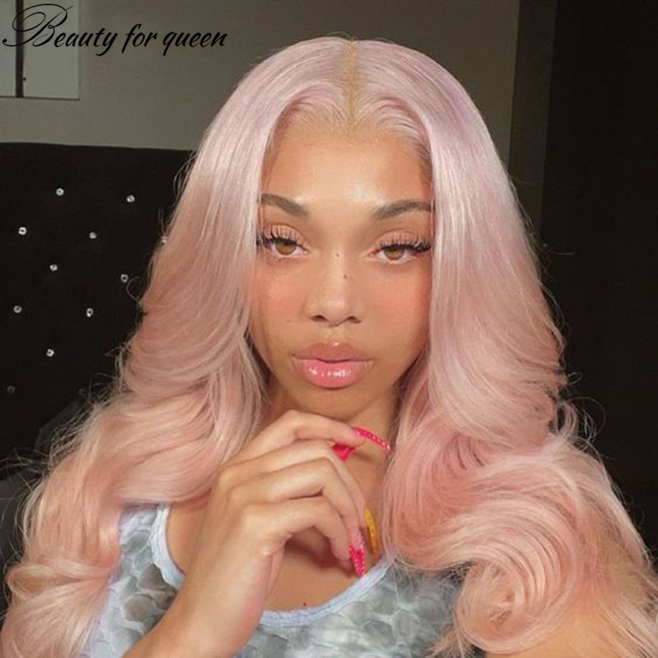 Light Pink 100% Human Hair Hig - Hair Care Women avaliação e preço