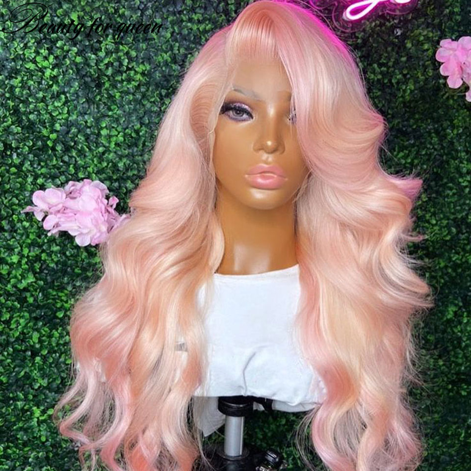 Light Pink 100% Human Hair Hig - Hair Care Women avaliação e preço
