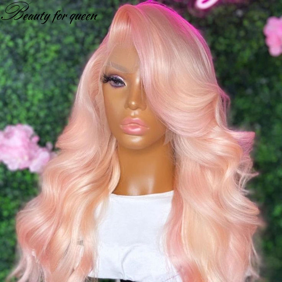 Light Pink 100% Human Hair Hig - Hair Care Women avaliação e preço