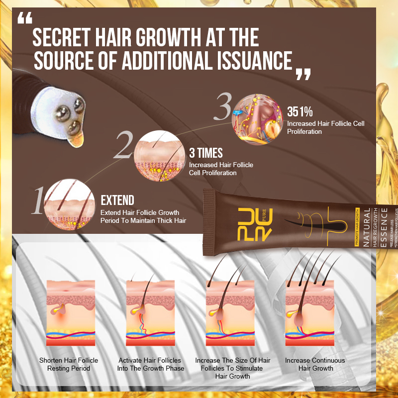 PURC Hair Growth Serum for Men - Hair Care Fragrance Essential Oil avaliação e preço