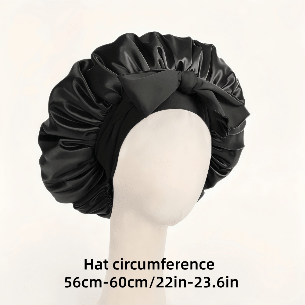 1pc Luxury Satin Silk Sleep Ca - Hair Care Or Haircare avaliação e preço