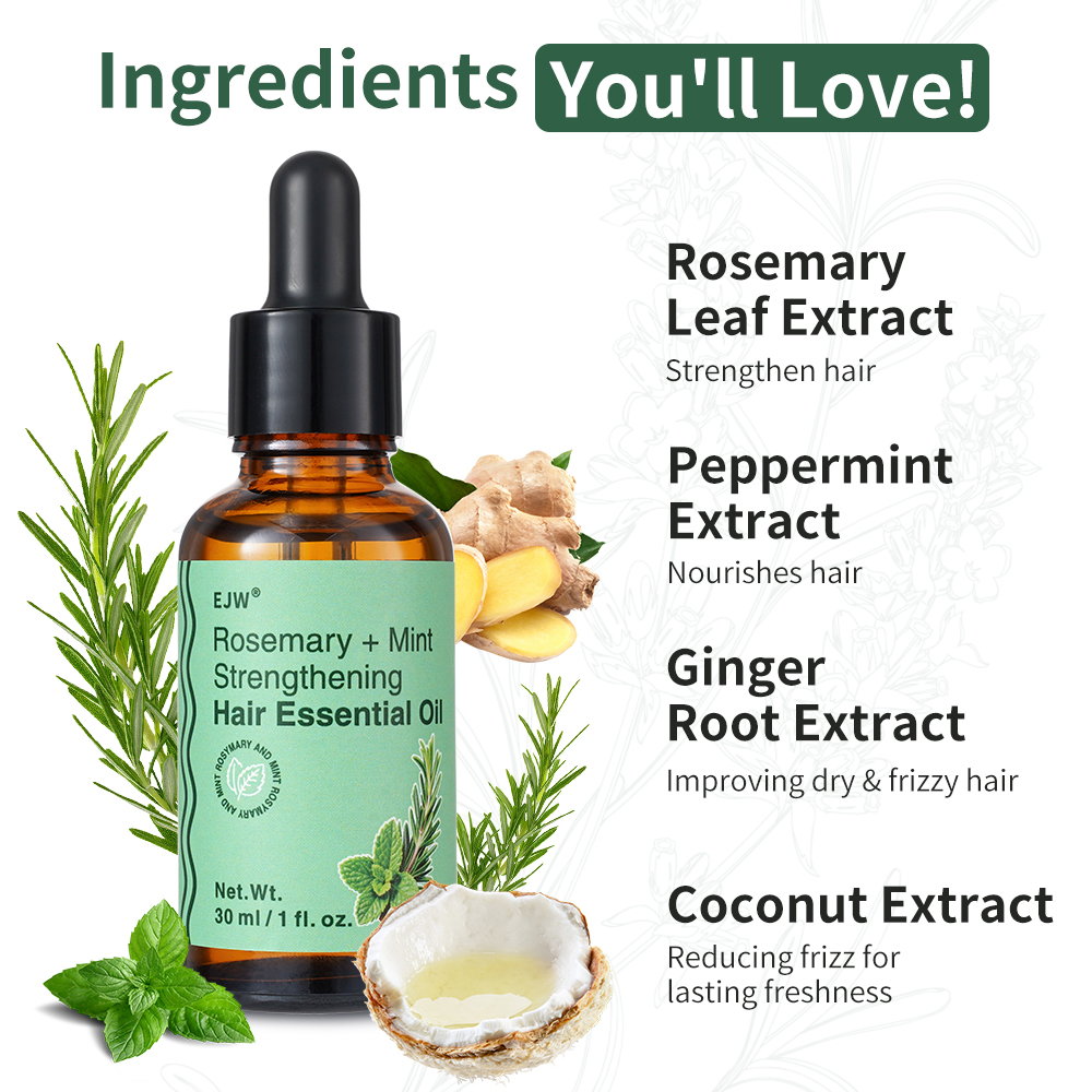Rosemary & Mint Hair Oil - Str - Hair Care Or Haircare avaliação e preço