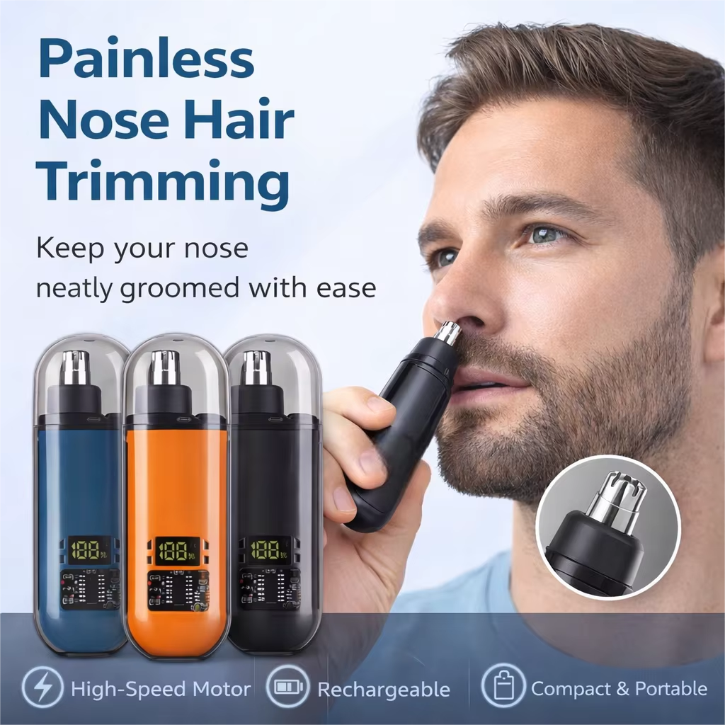 Electric Nose Hair Trimmer Cli - Hair Care Barber avaliação e preço