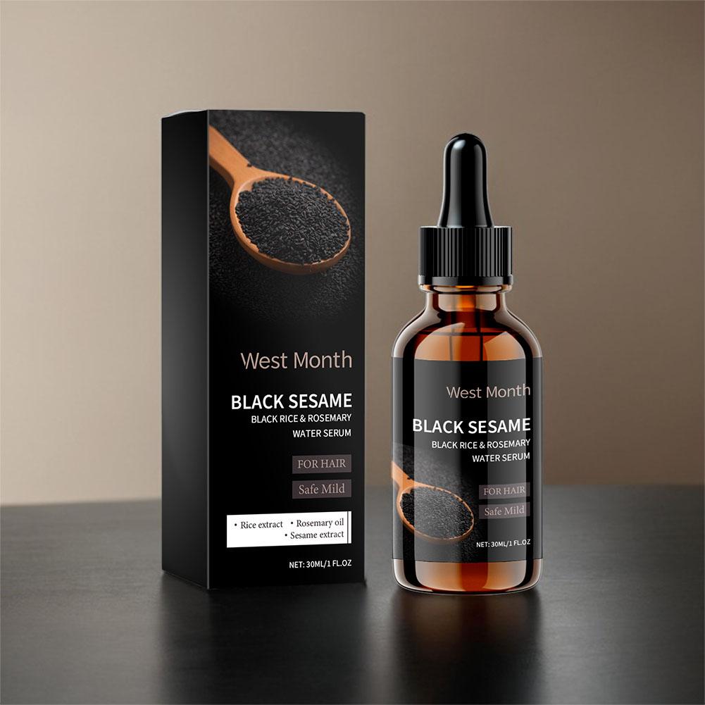 1/3PCS Black Sesame Hair Stren - Split End Repair Serum avaliação e preço