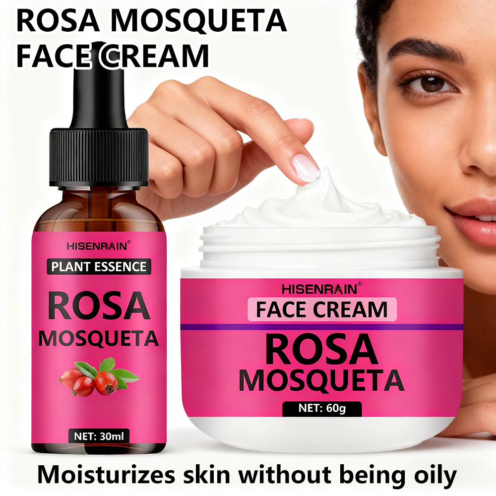 HISENRAIN Rosehip Skincare Set - Silk Press Serum avaliação e preço