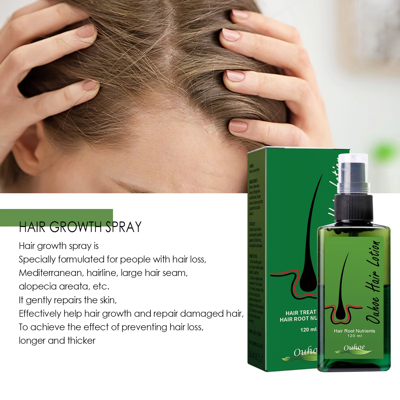 Hair Growth Spray Anti Hair Lo - Hair Growth Serum Oil avaliação e preço