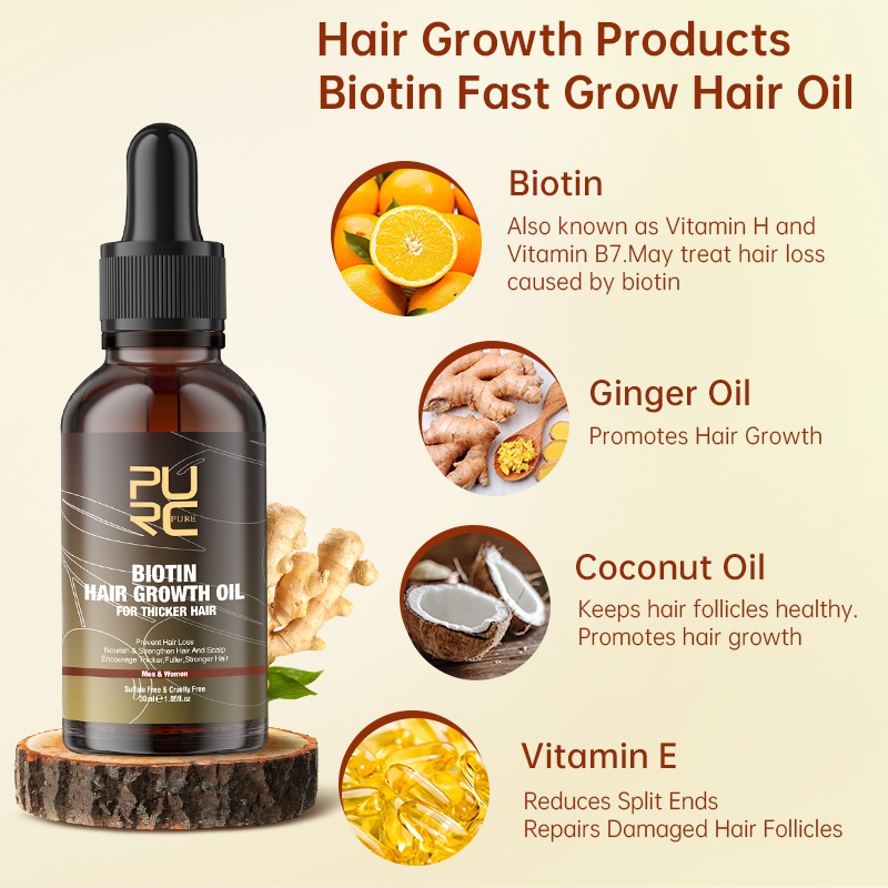 PURC Fast Hair Growth Products - Hair Care Fragrance Essential Oil avaliação e preço